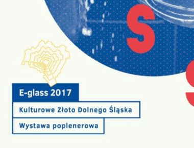 Plakat wystawy e-glass