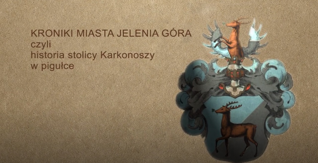 Na grafice stopklatka z filmu - Kroniki Miasta Jelenia Góra